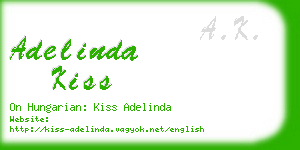 adelinda kiss business card